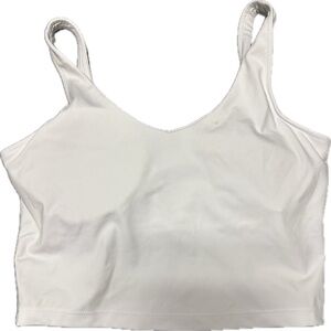 White Women's Workout Bra